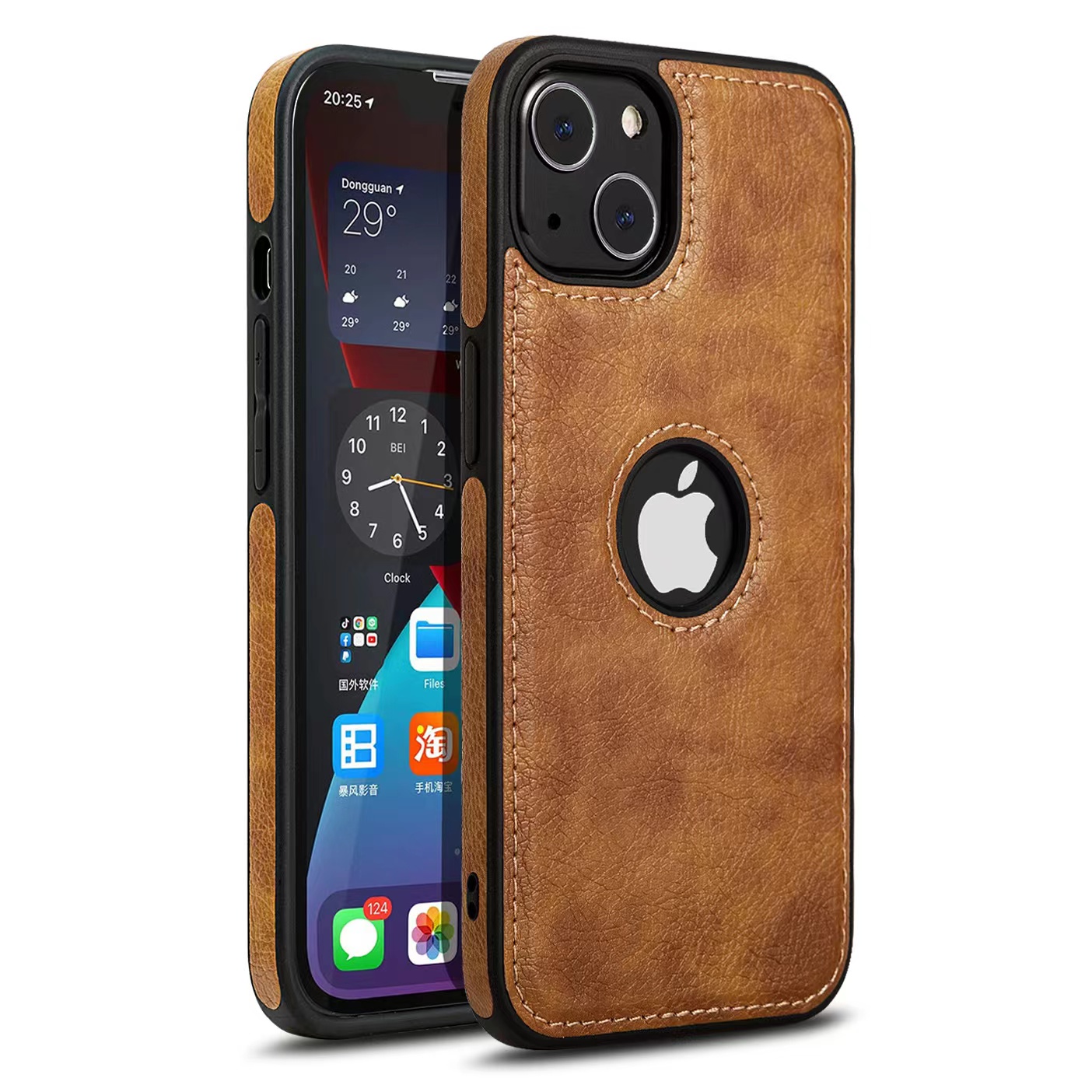 iPhone 11-14 models Luxury Flip wallet Leather phone cases 奢华皮革钱包手机壳 - Image 3