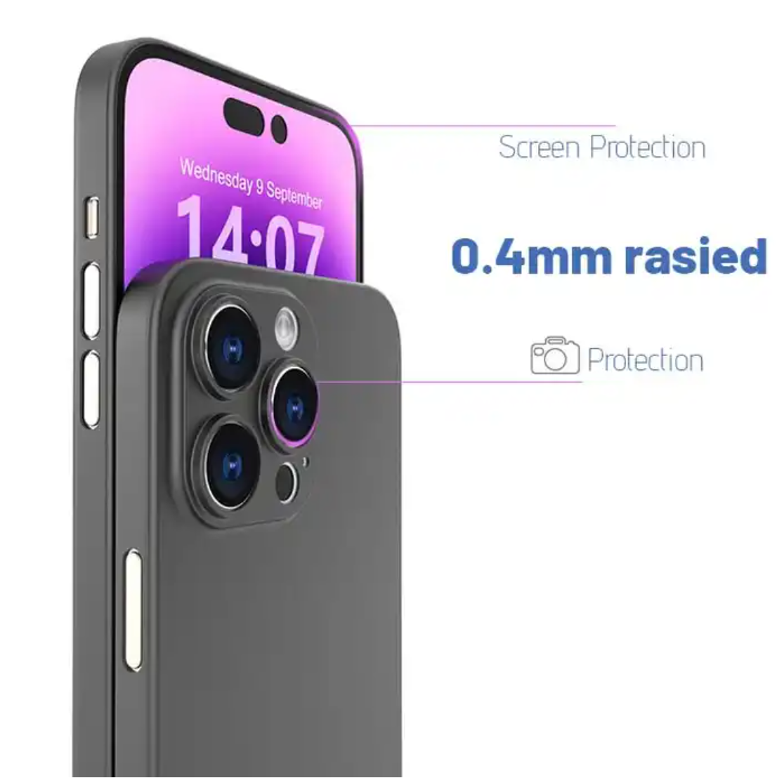 Metal Frosted PP Slim Phone Case 金属磨砂 PP 超薄手机壳 - Image 4