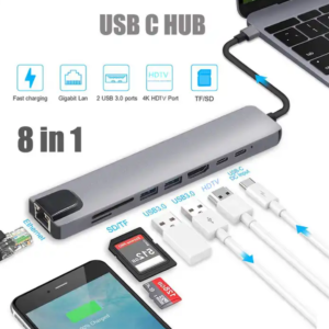 8 In 1 USB Hub docking station 8 合 1 USB 集线器