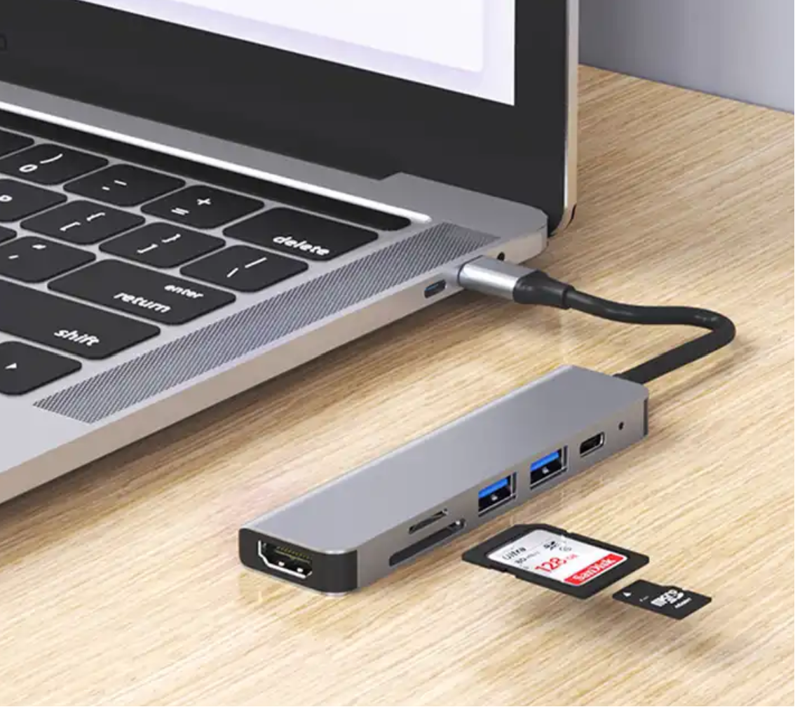 6 In 1 USB Hub docking station 6 合 1 USB 集线器 - Image 2