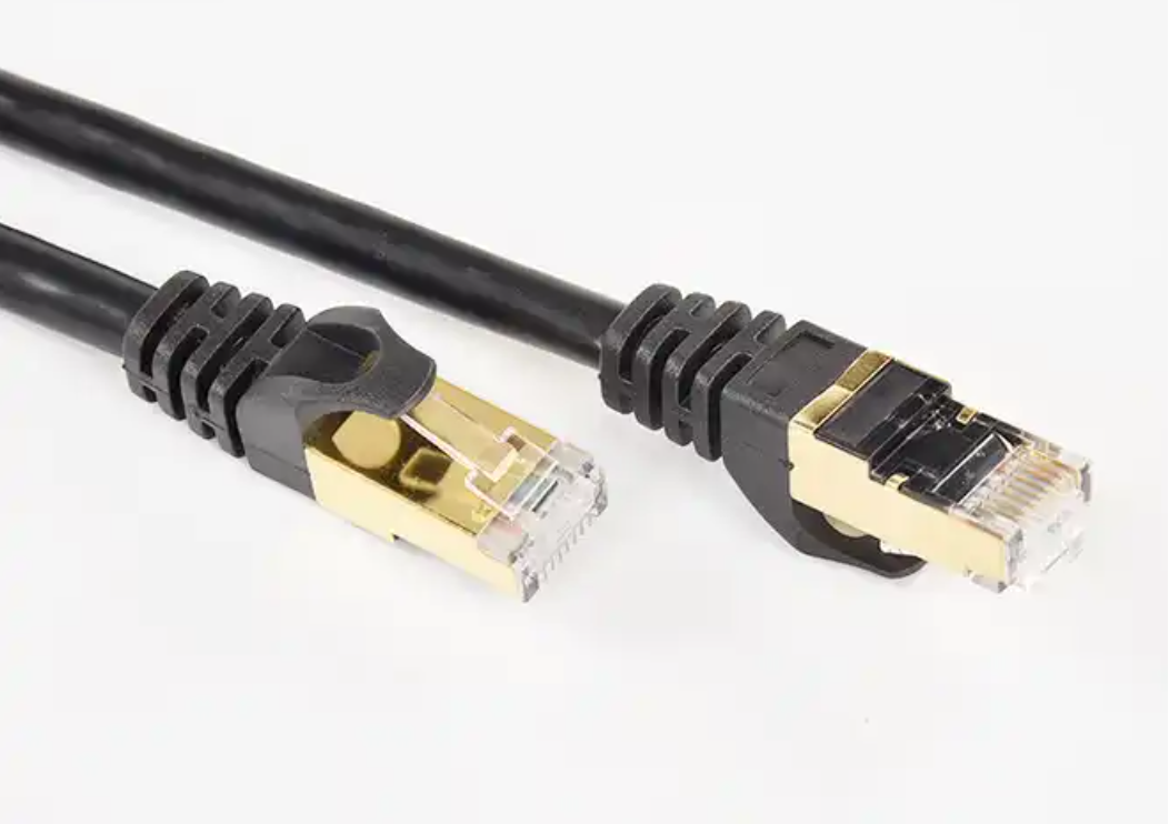 Ethernet Cable 600MHz Gold Plated RJ45 1m 以太网电缆 600MHz 镀金 RJ45 1m