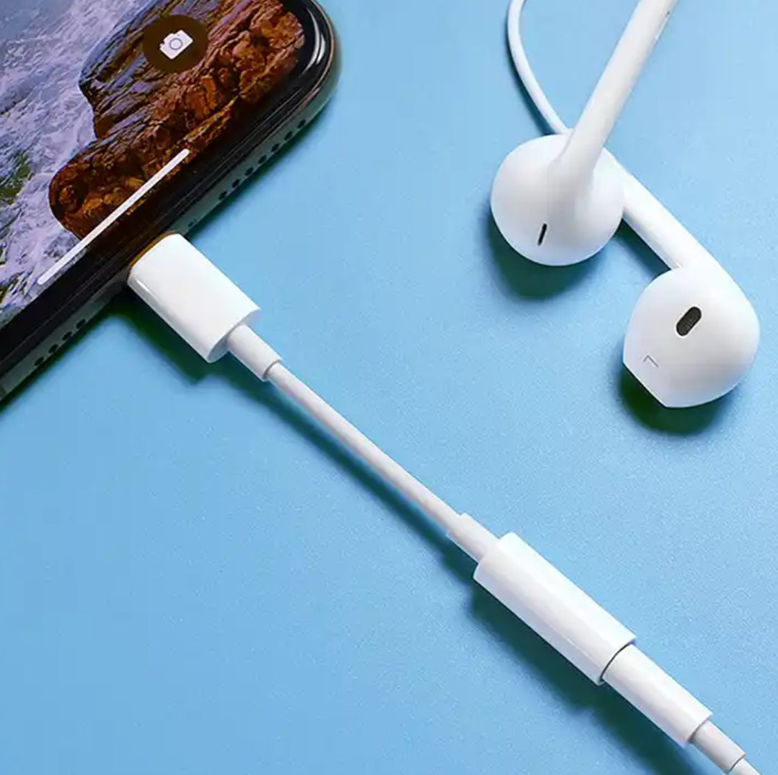 Headphone Audio Adapter Lighting To 3.5mm Headphone Jack Cable for iPhone 适用于 iPhone 的耳机音频适配器 Lighting 至 3.5 毫米耳机插孔电缆 - Image 3