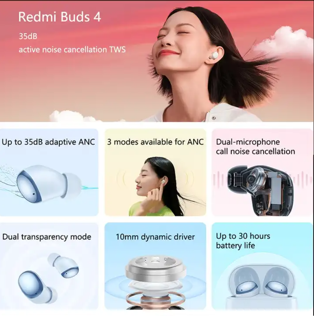 Buds 4 Mi Earphone Buds 4 Mi 耳机 - Image 2