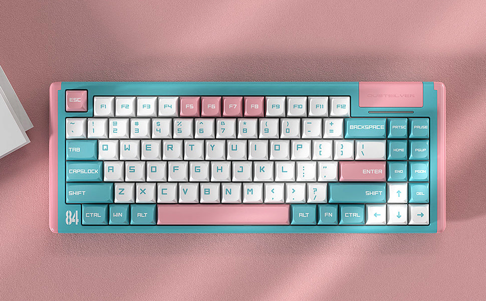 DUSTSILVER D84 Wireless Mechanical Keyboard DUSTSILVER D84 无线机械键盘 - Image 2