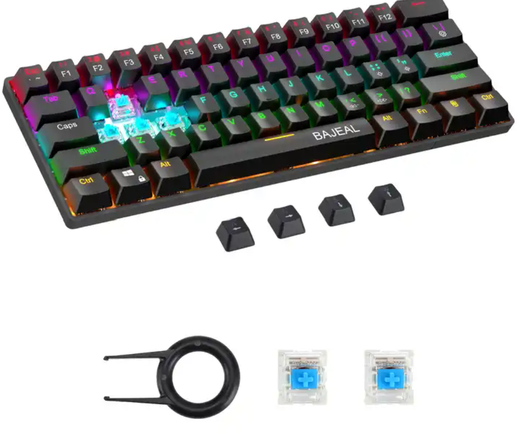 BAJEAL gaming Bluetooth mechanical keyboard BAJEAL 游戏蓝牙机械键盘