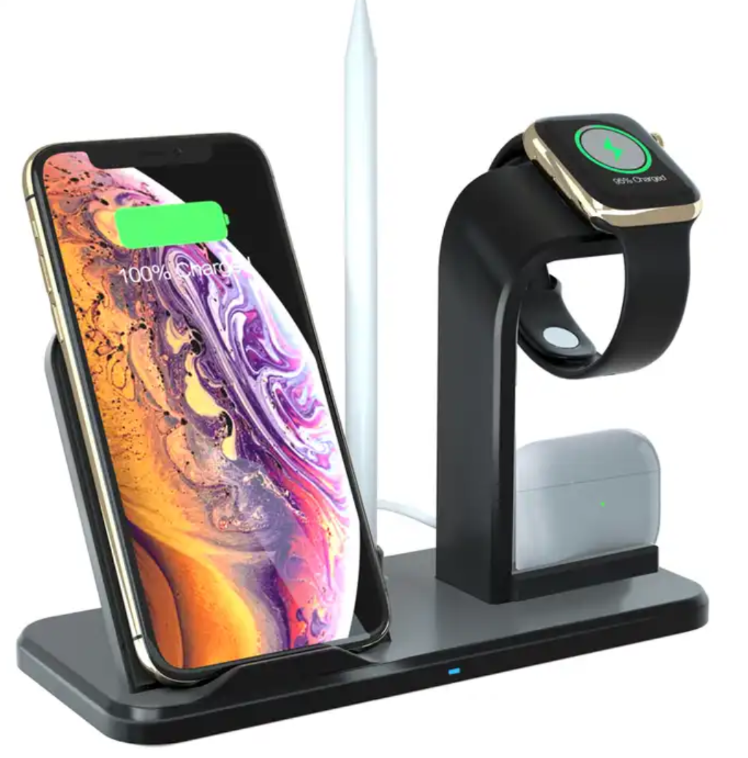 3 in 1 Charging Station Wireless Charger 3 合 1 充电站 无线充电器 - Image 4