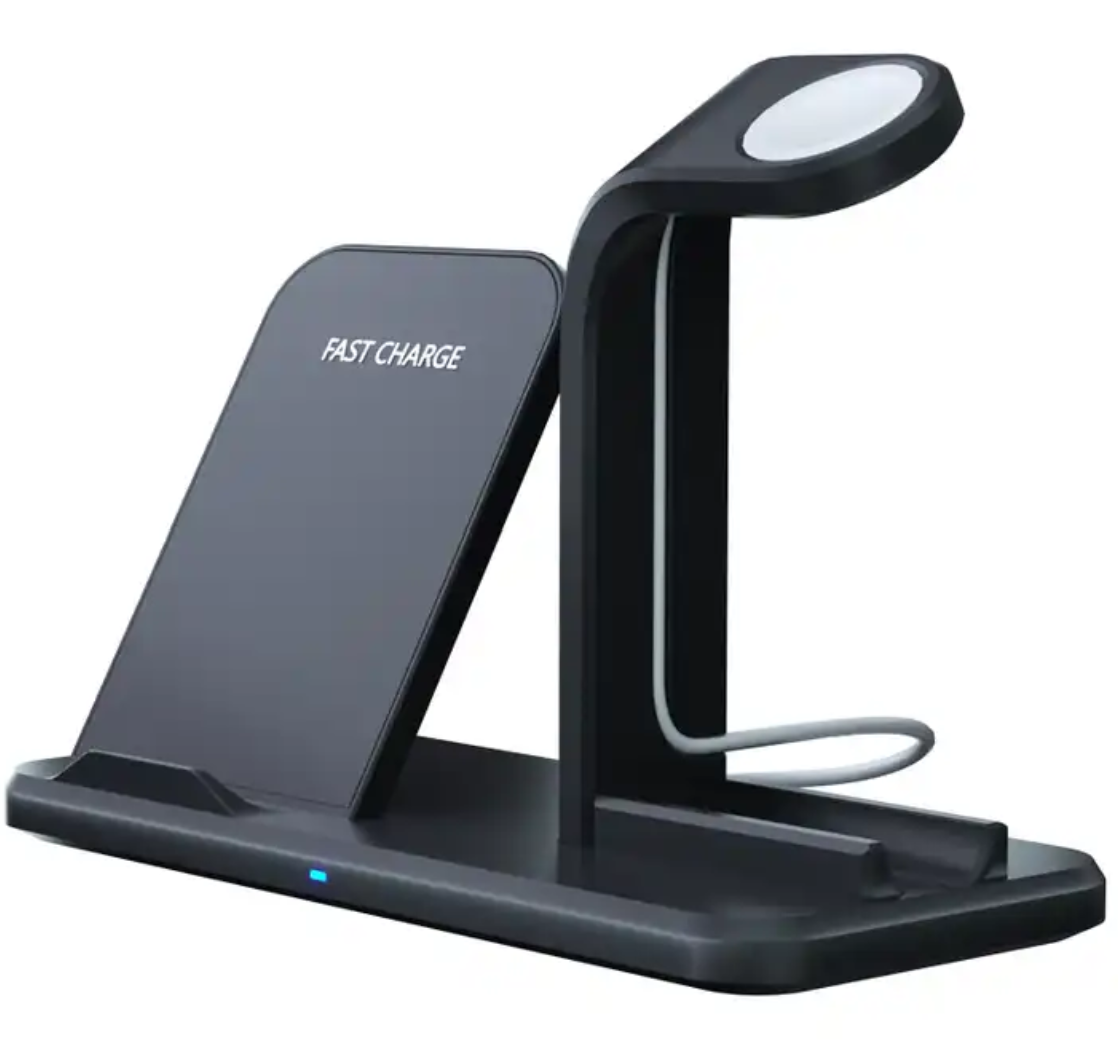 3 in 1 Charging Station Wireless Charger 3 合 1 充电站 无线充电器 - Image 3