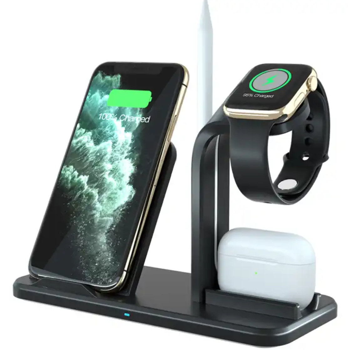 3 in 1 Charging Station Wireless Charger 3 合 1 充电站 无线充电器