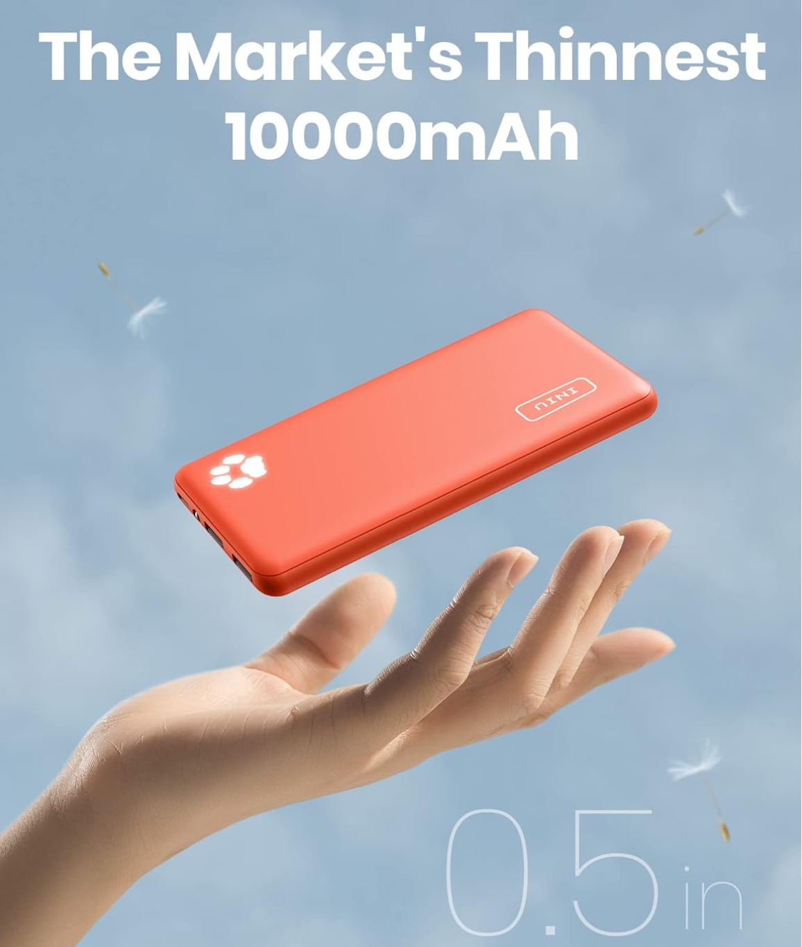 INIU Power Bank, Slimmest Triple 3A High-Speed 10000mAh Phone Portable Charger INIU 充电宝,最薄三路 3A 高速 10000mAh 手机便携充电器 - Image 3